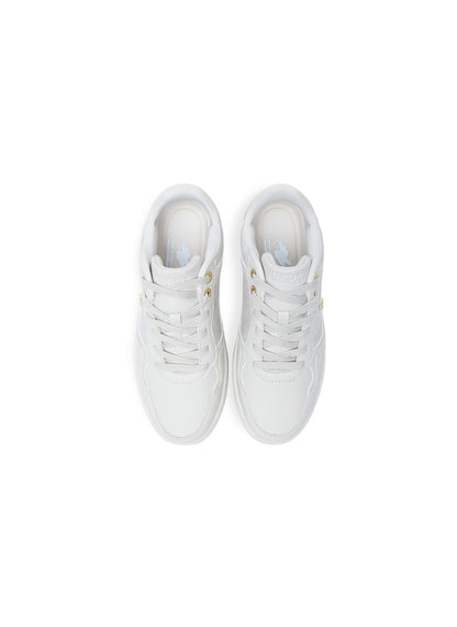 Women's Low-Top Sneakers - Lightweight with White Sole