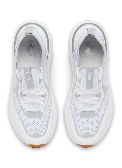 Women's White Low-Top Ultra-Light Shoe – Your All-Day Friend Who Really Cares for Your Feet, from Morning Jogs to Late-Night Strolls!