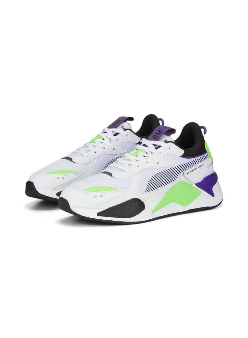 RS-X Geek Unisex White Sneakers