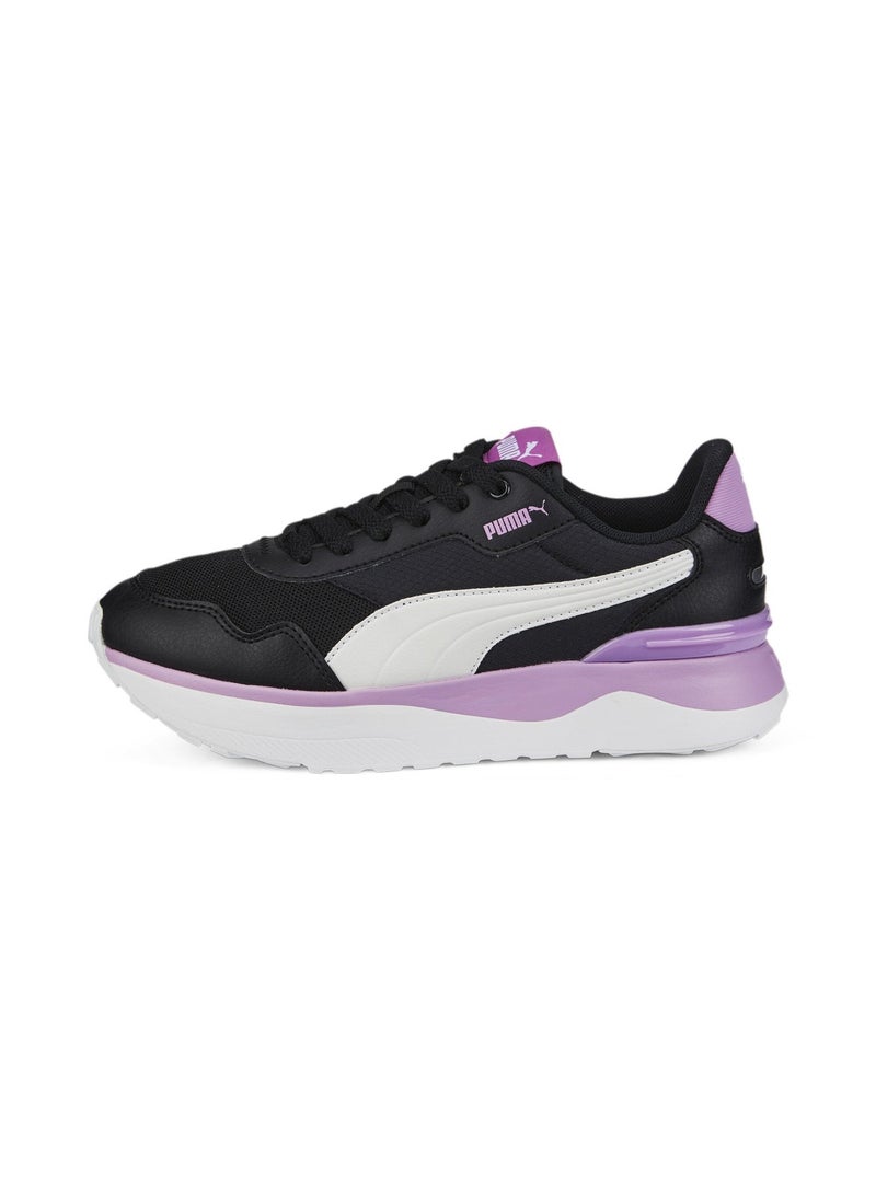 R78 Voyage Youth Girls Black Trainers