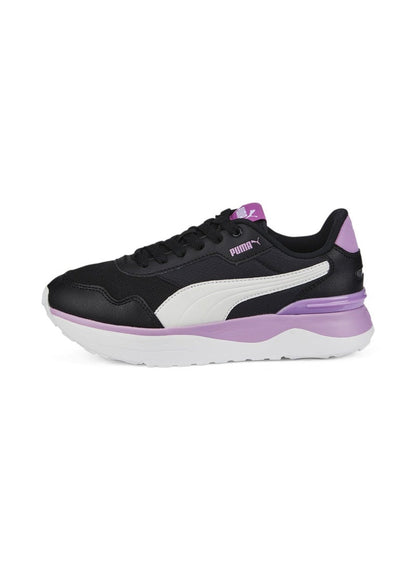 R78 Voyage Youth Girls Black Trainers