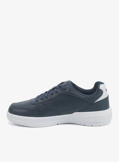 Men's Navy Classic Low-Top Sneakers, Stylish Lace-Up Design Shoes Perfect for Casual Adventures