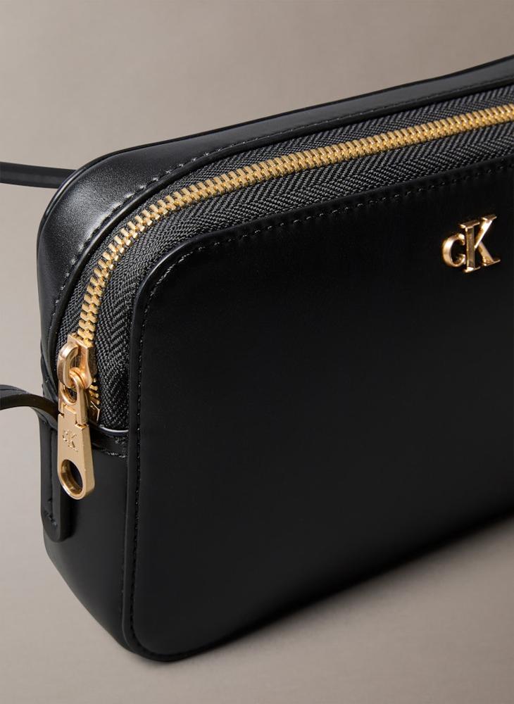 Logo Detail Zip Through Crossbody