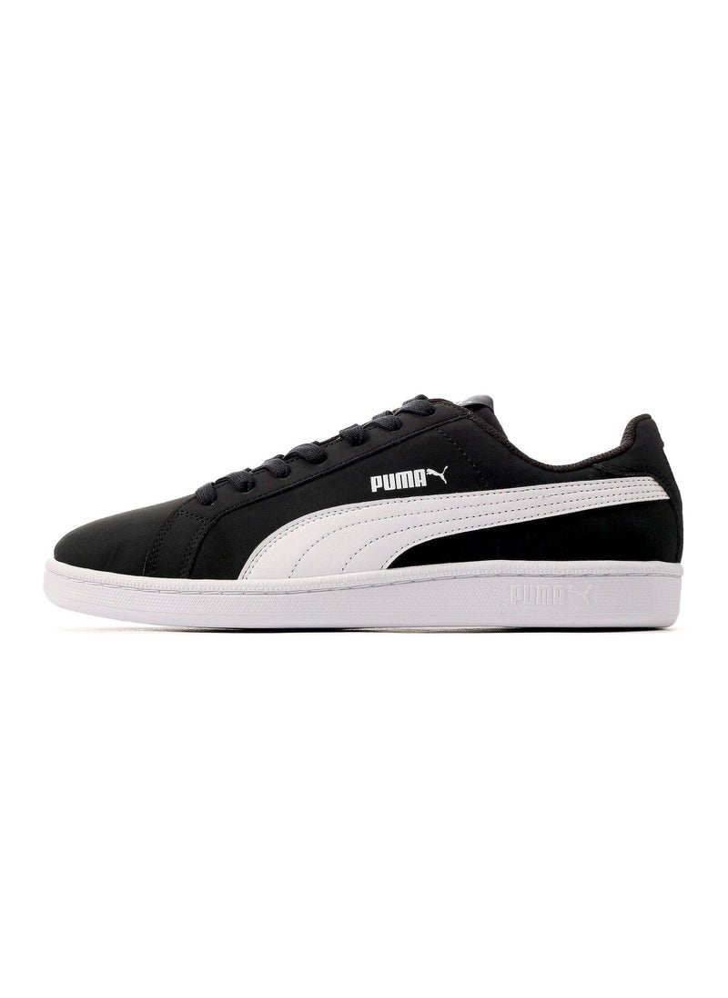Smash Buck Unisex Black Casual Lace Up Sneakers