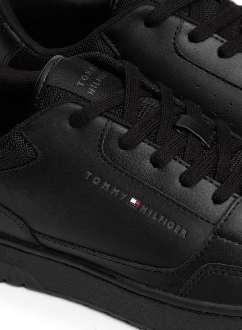 Leather Basketball Sneakers