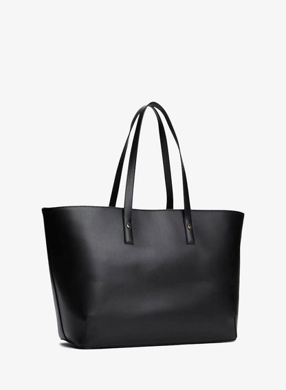 Logo Detailed Zip Through Tote