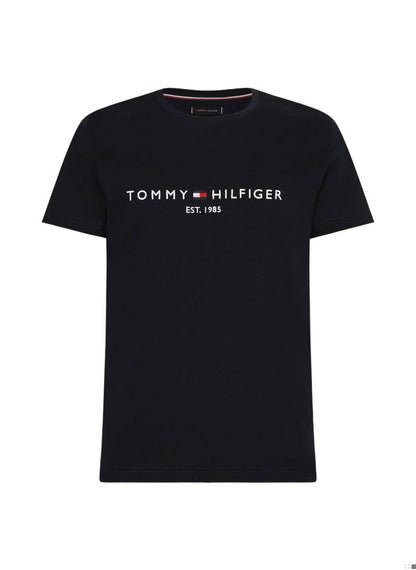 Men's Tommy Hilfiger Logo Regular Fit T-Shirt - Cotton, Gray
