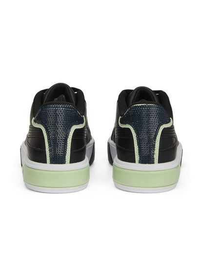 Cali Star Glitter Womens Black Sneakers
