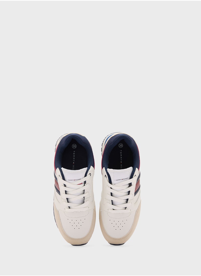 Youth Low Top Lace Up Sneakers