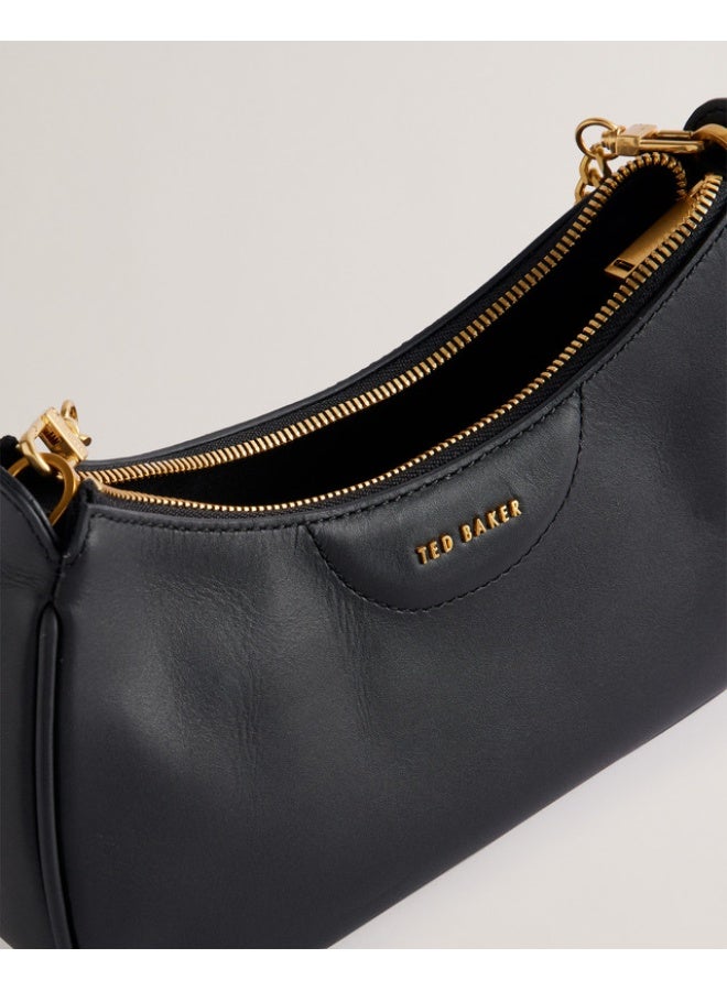 WEBBING LEATHER CROSSBODY BAG
