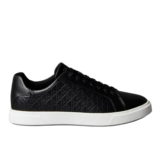 Leather Emblem Logo Pattern Trainers