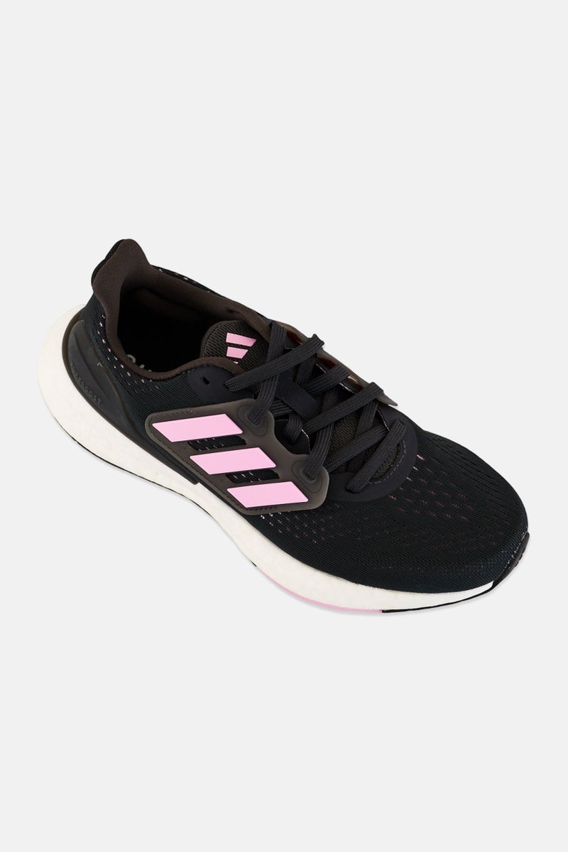 Women Pureboost 23 W Lace Up Running Shoes, Black