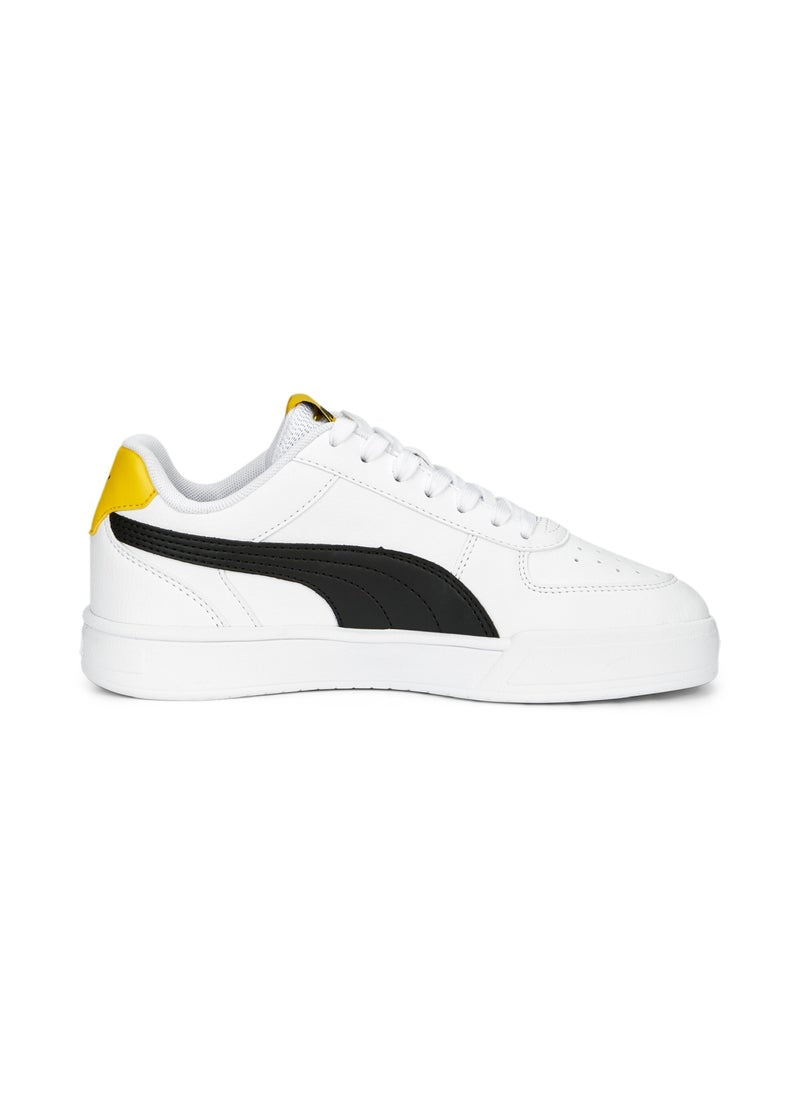 Caven Unisex Youth White Casual Lace Up Sneakers