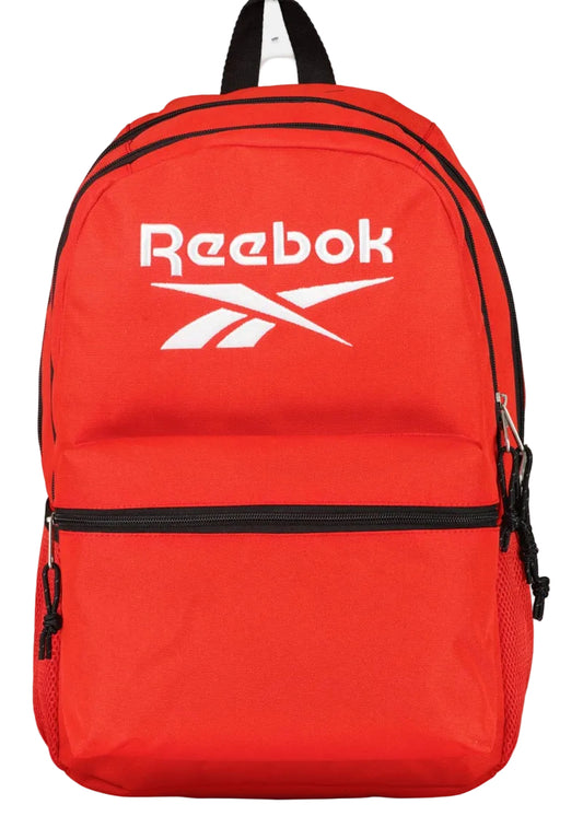 Men Embroidered Logo Backpack, Red