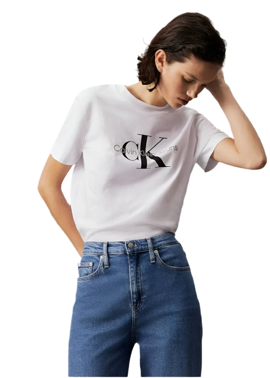 Women's Monogram T-Shirt - Cotton, White