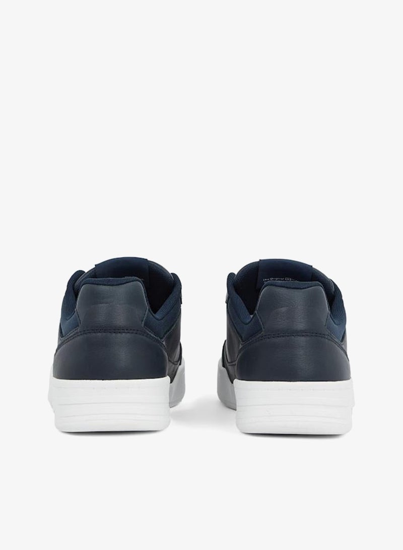 ESSENTIAL LEATHER LOW TRAINERS