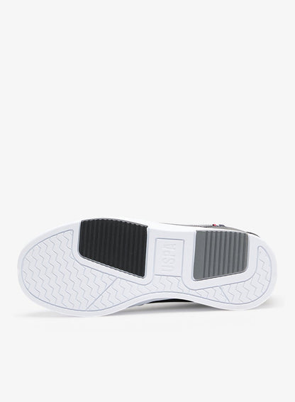 Women's Black Low-Top Sneakers - Lightweight Shoes With White Sole , Comfortable Casual Shoes