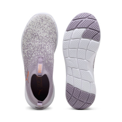 Softride Remi Womens Purple Slipon Knit Running Shoes