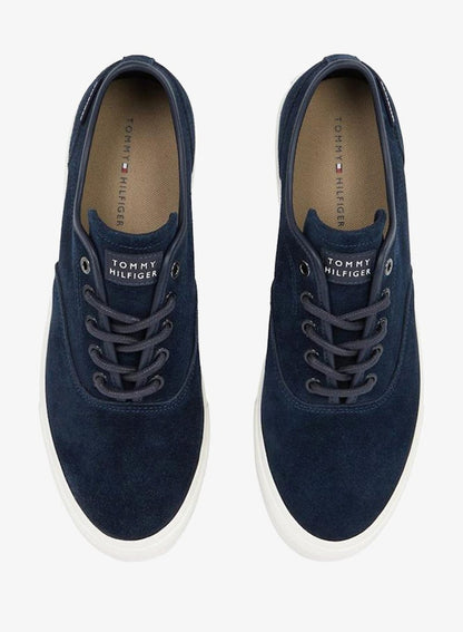 HIGH VULCANISED LOW OXFORD SUEDE TRAINERS
