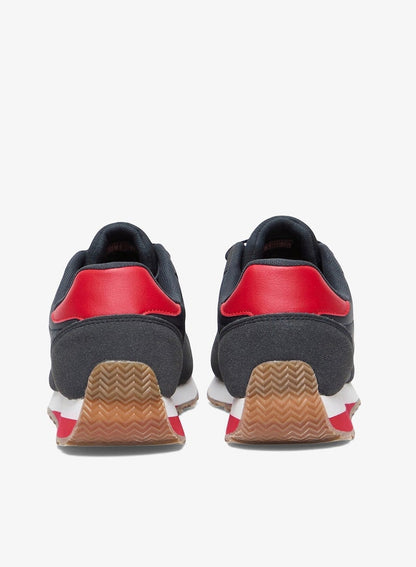 Men's Navy Low-Top Sneakers - Stylish Lace-Up Design Shoes, Perfect for Casual Adventures