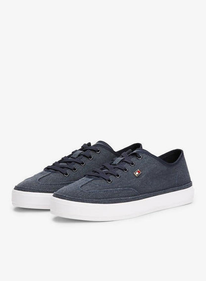 Washed Canvas Low Top Sneakers