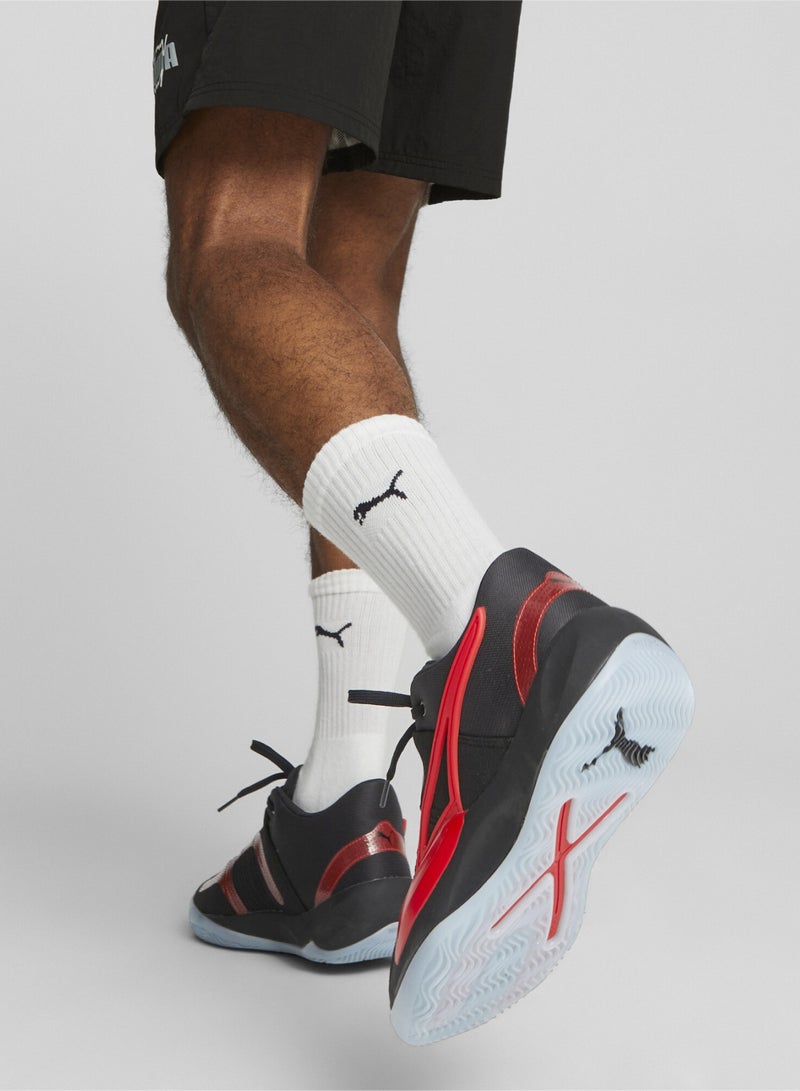 Rise NITRO Mens Black Basketball Shoes