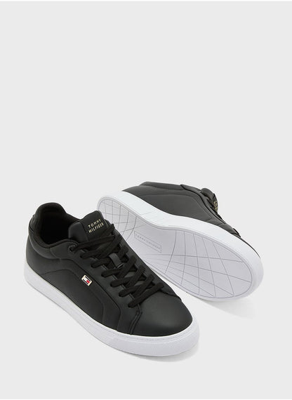 Logo Detail Lace Up Low Top Sneakers