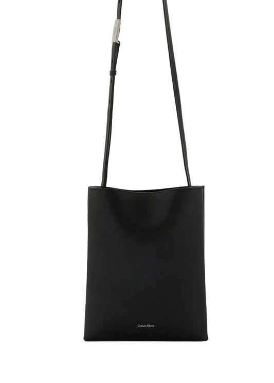 Line Leather Crossbody