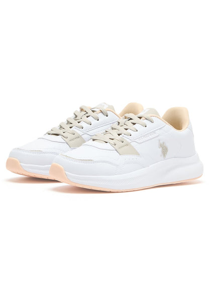 Women's White Sneakers - Elegant Design,Comfortable Casual Shoes for Everyday Wear
