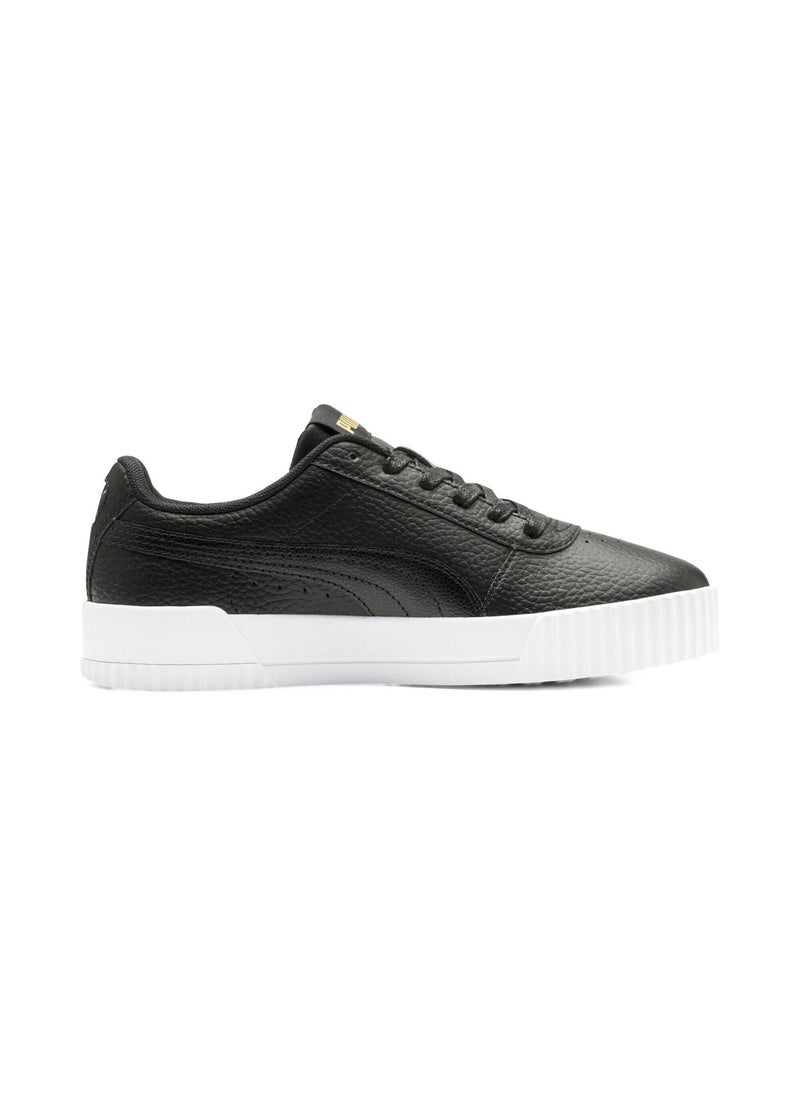 Carina Lux Womens Black Casual Sneakers