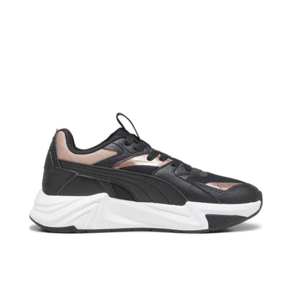RS-Pulsoid Metallic Womens Black Sneakers
