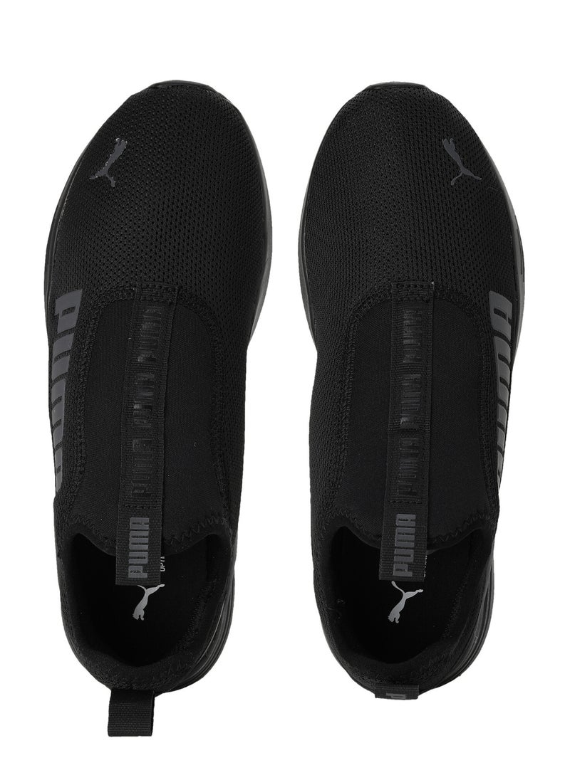 Wired Rapid Unisex Black Sneakers