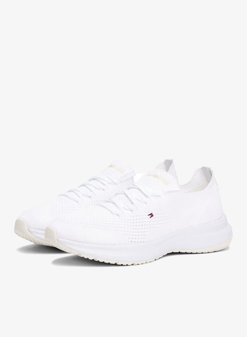 Knit Runner Lace Ups Sneakers