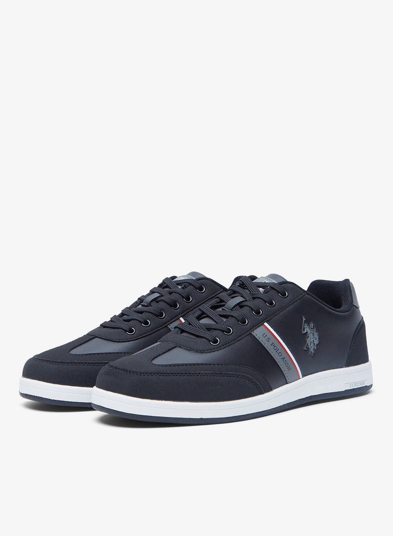 Men's Black Low-Top Sneakers,Lightweight Shoes Casual for Classic Look