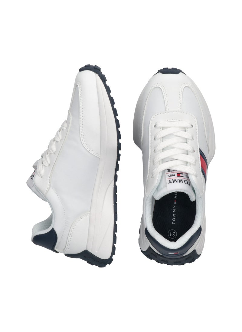 Kids Lace Up Low Top Sneakers