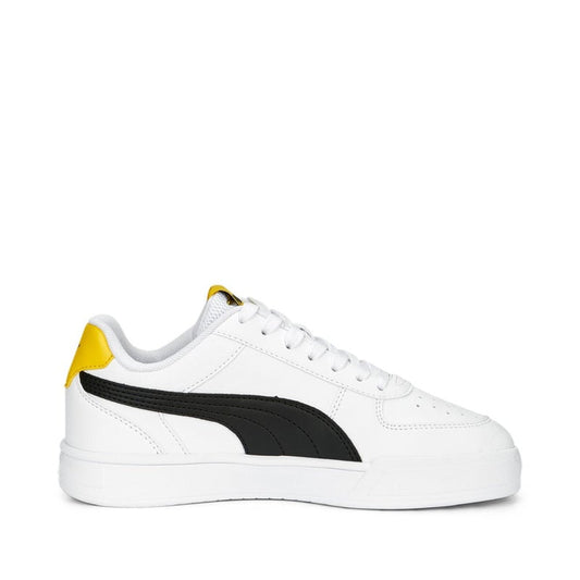 Caven Unisex Youth White Casual Lace Up Sneakers