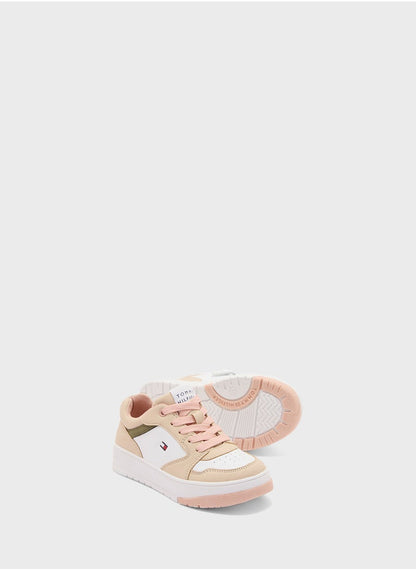 Kids Low Top Lace Up Sneakers