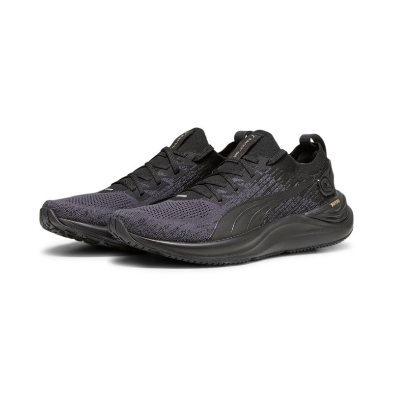 Electrify NITRO 3 Womens Black Knit Running Shoes