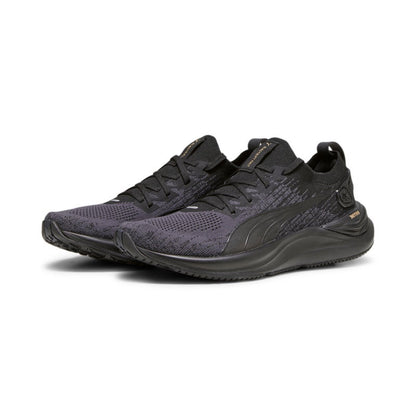Electrify NITRO 3 Womens Black Knit Running Shoes