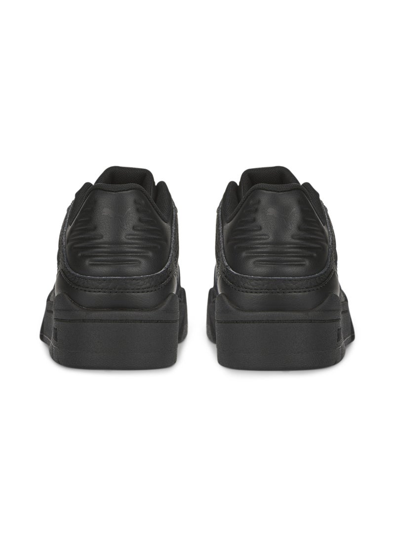 Slipstream Unisex Black Leather Sneakers