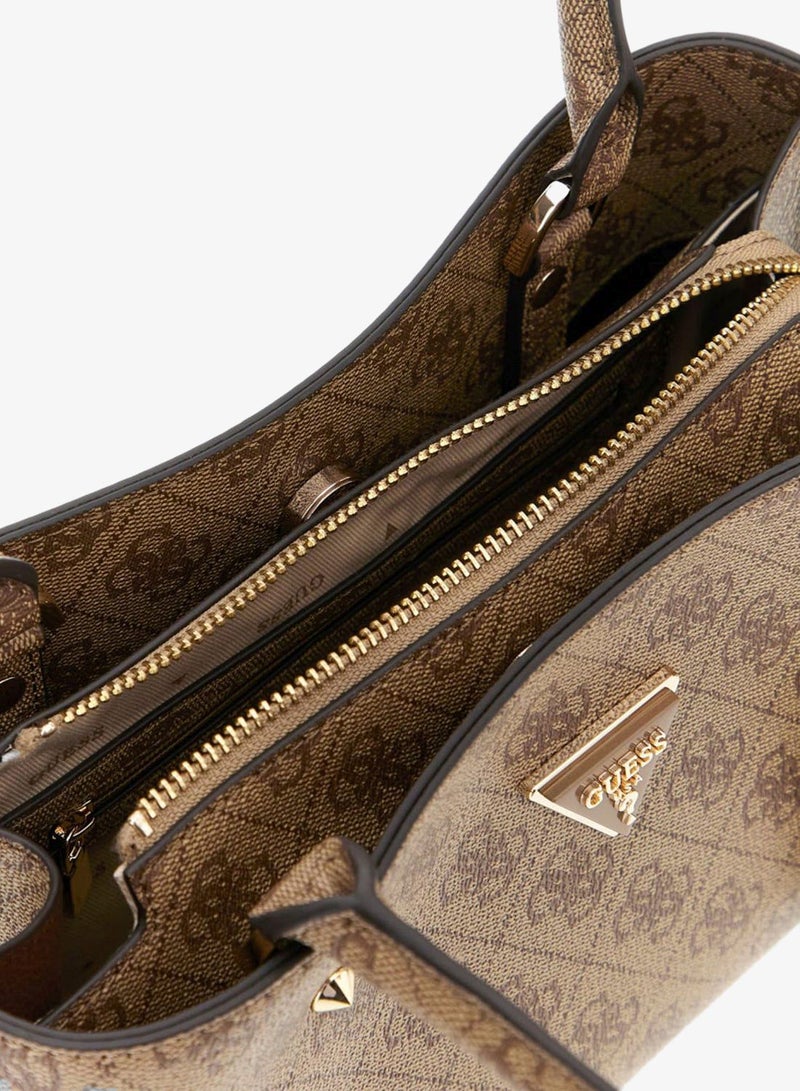 Meridian Logo Detail Satchel