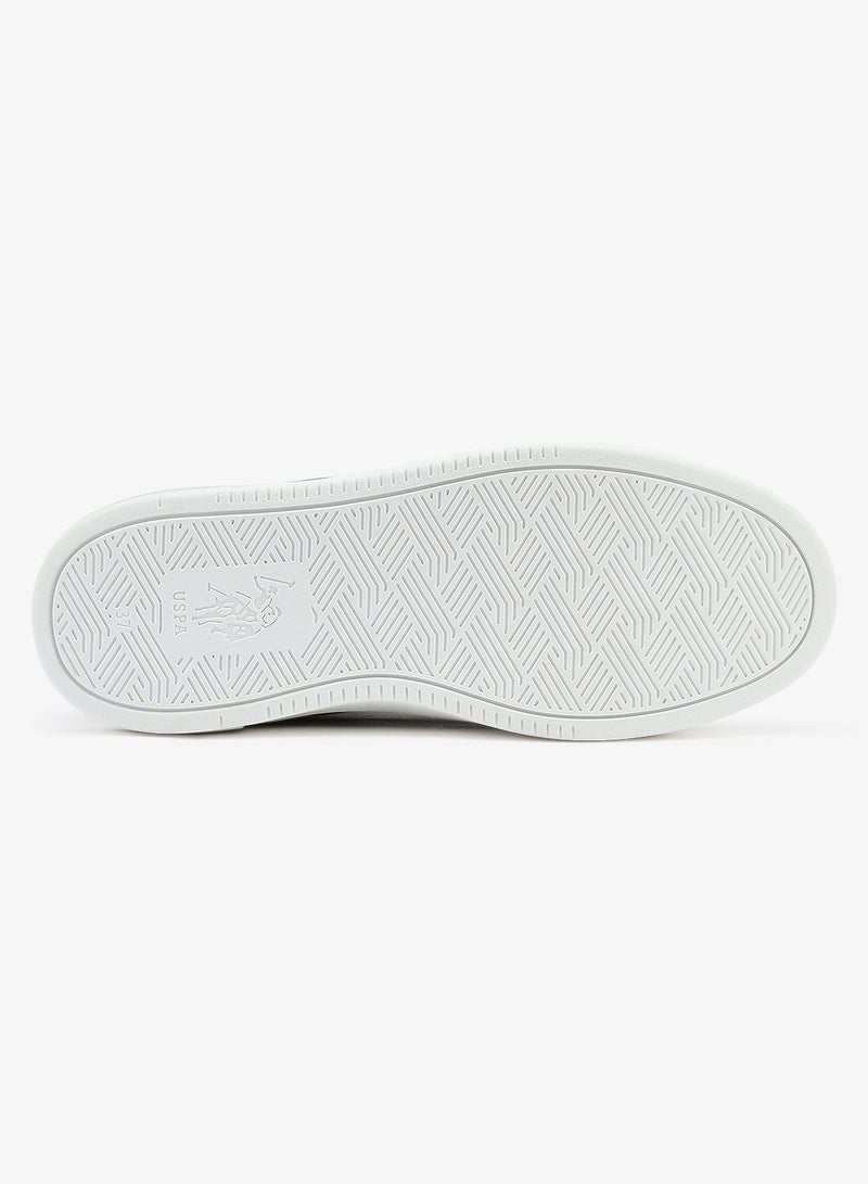 Women's Black Low-Top Sneakers - Lightweight Modern Design Shoes for All-Day Comfort
