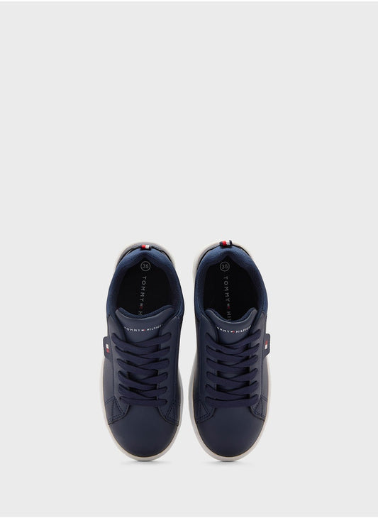 Kids Low Top Lace Up Sneakers