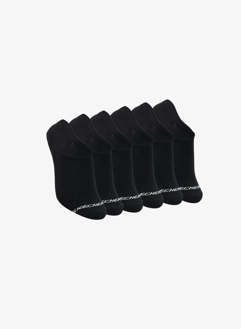 6 Pack Terry No Show  Socks