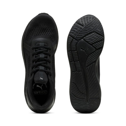 SOFTRIDE Symmetry Unisex Black Running Shoes