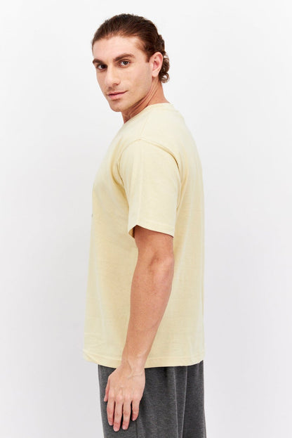 Men Sportswear Fit Short Sleeve Outdoor  T-Shirts, Khaki