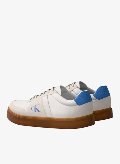 CK Baseline - Leather Signature Logo Trainers