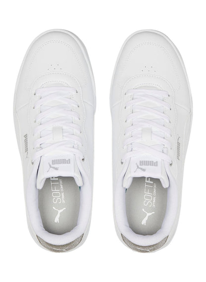 Skye Clean Distressed Womens White Sneakers