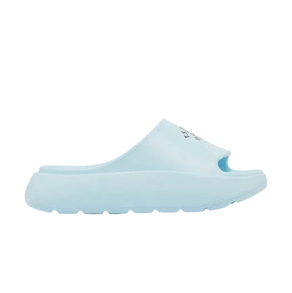 Women's Light Blue Slides - High-Quality Sole Lightweight Shoes & Trendy Design