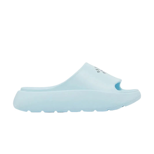 Women's Light Blue Slides - High-Quality Sole Lightweight Shoes & Trendy Design